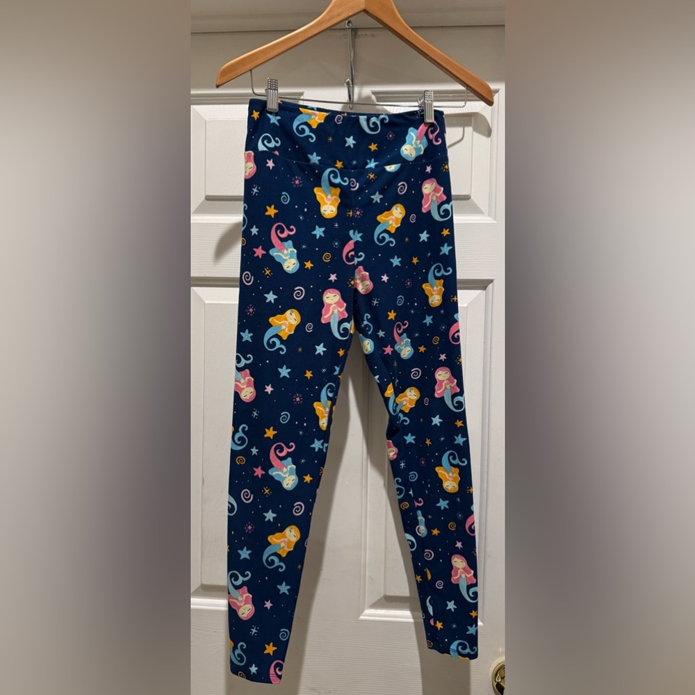 Lularoe Mermaid Leggings one size